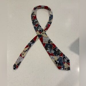 Vintage Mickey Mouse Tie Comic Strip Necktie
